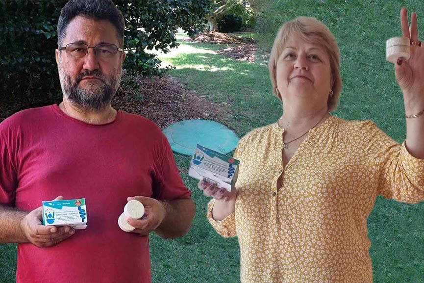 Tiny Tab Eliminates Septic Tank Smells In 3 Days